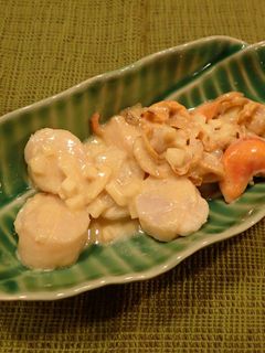 ホタテの味噌クリーム炒め-レシピのメイン写真