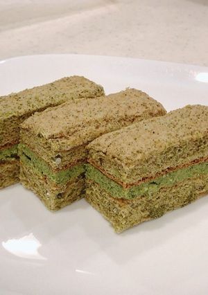 ホワイトデーに、抹茶生チョコサンド！-レシピのメイン写真