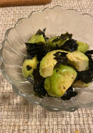 【韓国風！】アボカドのめんつゆごま油和え-レシピのメイン写真