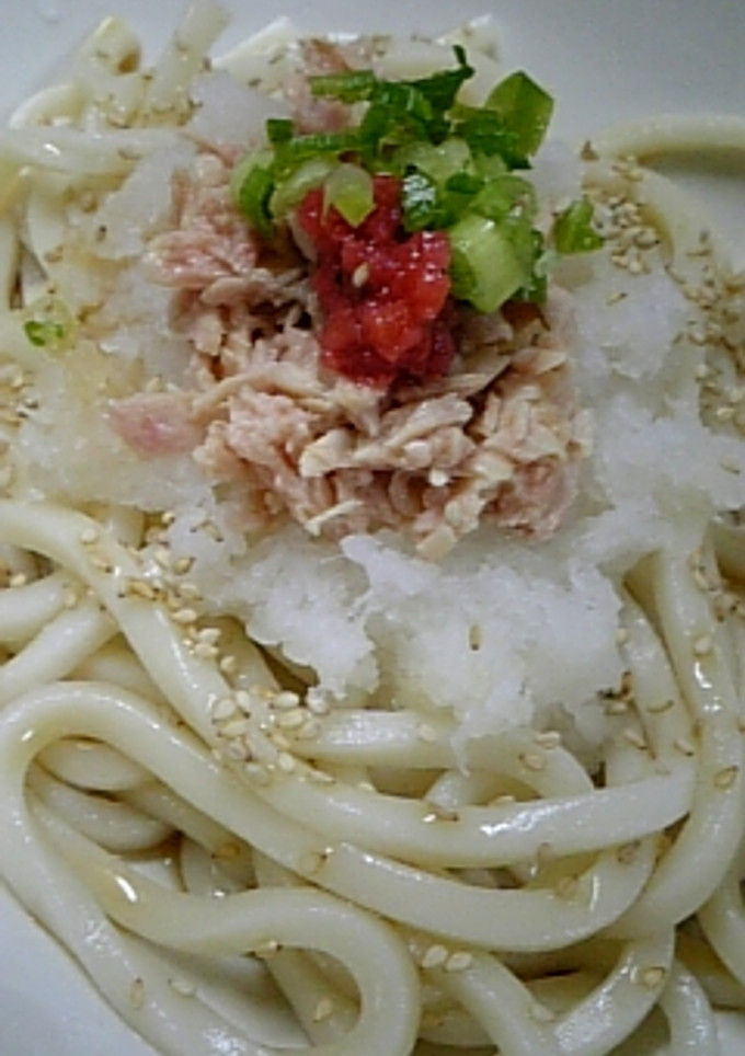 ツナおろしのさっぱり冷やしうどん-レシピのメイン写真