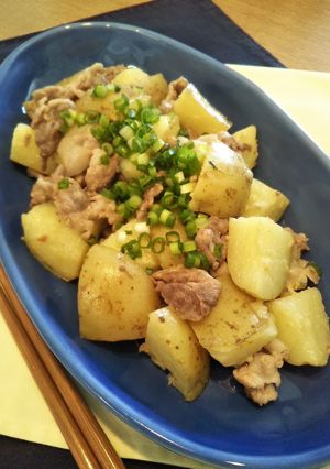 新じゃがと豚肉の柚子胡椒マヨソテー-レシピのメイン写真