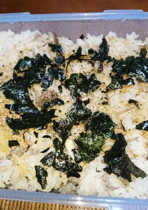 で！もみ海苔散らしてストック(*^ー^)-レシピのメイン写真