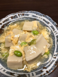 高野豆腐の卵とじ-レシピのメイン写真
