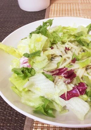 永谷園お茶づけアレンジ！サラダうどん✨-レシピのメイン写真