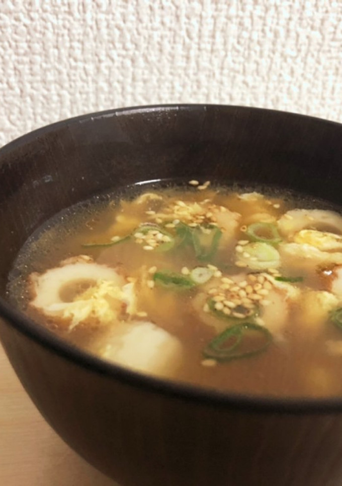 余ったちくわと卵の中華スープ-レシピのメイン写真