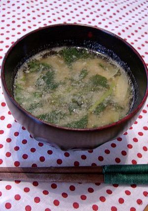 モロヘイヤの味噌汁-レシピのメイン写真