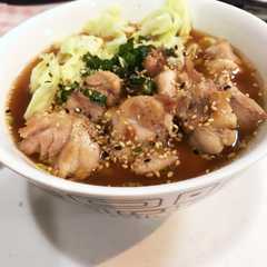 รูปของ サッポロ一番ごま味☆キャベツ＆鶏肉