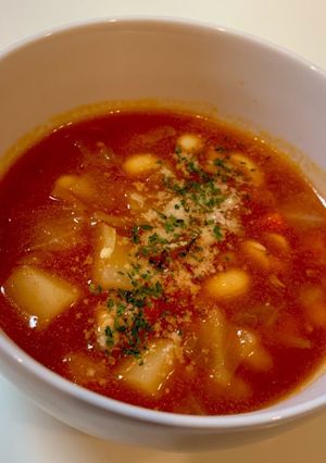＊トマト苦手な子にも♡ミネストローネ＊-レシピのメイン写真
