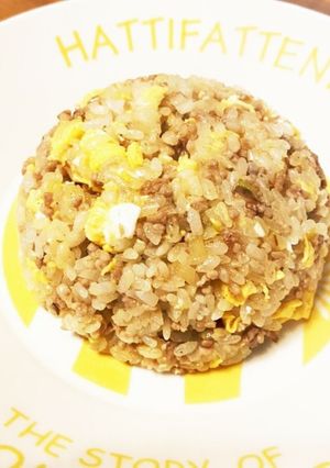 豚ひき肉でパラパラ炒飯♪-レシピのメイン写真