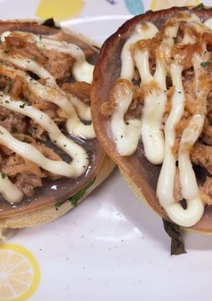 簡単朝食！ハムツナマフィン＊-レシピのメイン写真