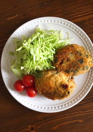 余った鶏そぼろで…菜の花コロッケ！-レシピのメイン写真
