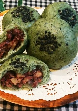 蓬のクルミ・餡饅頭♪-レシピのメイン写真