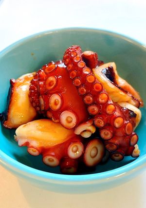 超簡単！美味し〜♪たこぶつの麺つゆ焼き-レシピのメイン写真