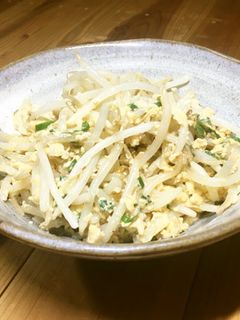 モヤシと卵のマヨソテー-レシピのメイン写真