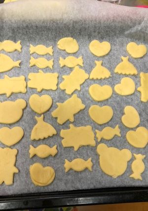 簡単子供と楽しくバターなし固めクッキー-レシピのメイン写真