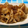 豚肉をたまねぎのタレで食べてみてチョ★
