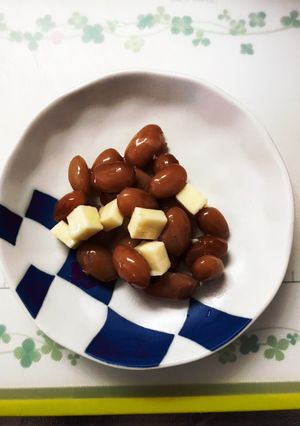 お手軽副菜！煮豆チーズ-レシピのメイン写真