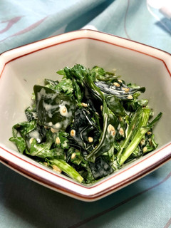 春菊とわかめの和風マヨサラダ＊簡単-レシピのメイン写真