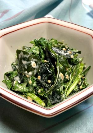 春菊とわかめの和風マヨサラダ＊簡単-レシピのメイン写真