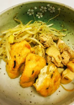 もやしとがんもどきと鶏肉のダイエット煮物-レシピのメイン写真