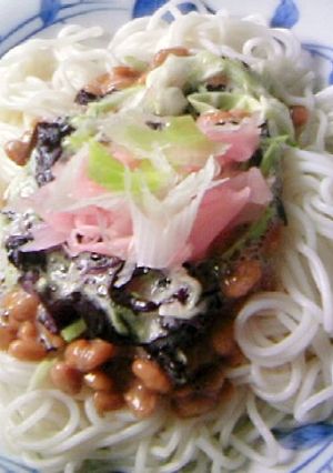 納豆そうめん-レシピのメイン写真