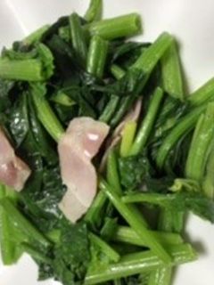 ほうれん草とベーコンのマヨソテー-レシピのメイン写真