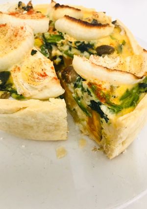 生地から簡単手作り野菜たっぷりキッシュ-レシピのメイン写真