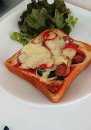 朝からしっかり食べよう ピザトースト-レシピのメイン写真