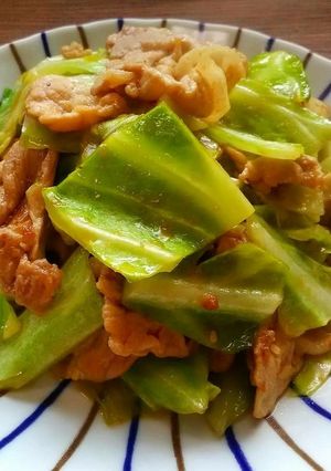春キャベツと豚肉の炒めもの-レシピのメイン写真