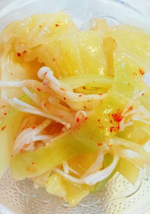 簡単！キャベツとエノキの中華風サラダ♪-レシピのメイン写真