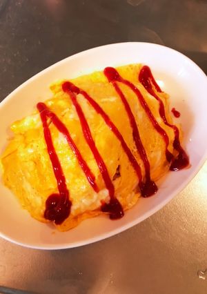 表面トロトロ乗せるだけオムライス-レシピのメイン写真