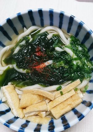 わかめたっぷりのうどん(^○^)-レシピのメイン写真