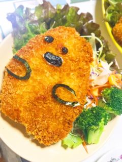 すみっコぐらし トンカツのトンカツ❤-レシピのメイン写真
