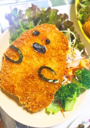 すみっコぐらし トンカツのトンカツ❤-レシピのメイン写真