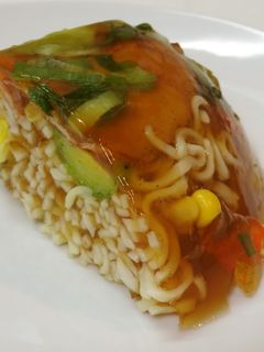 醤油ラーメンでおしゃれにゼリー寄せ♪-レシピのメイン写真