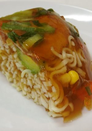 醤油ラーメンでおしゃれにゼリー寄せ♪-レシピのメイン写真
