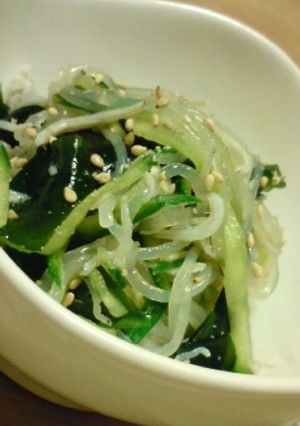 ちゅるるんヘルシー白滝のポン酢で酢の物-レシピのメイン写真