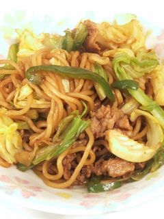 ソース焼きそば(自分用レシピ)♪-レシピのメイン写真