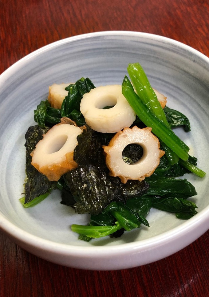 ほうれん草とちくわの海苔和え-レシピのメイン写真