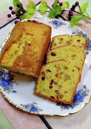 ラム酒漬けドライフルーツケーキ♬-レシピのメイン写真