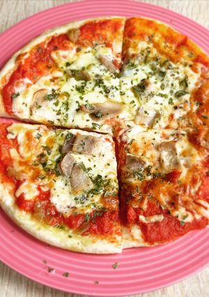 のせて焼くだけ！かんたんピザ-レシピのメイン写真