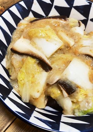 簡単絶品★白菜と椎茸の長芋とろみ丼-レシピのメイン写真
