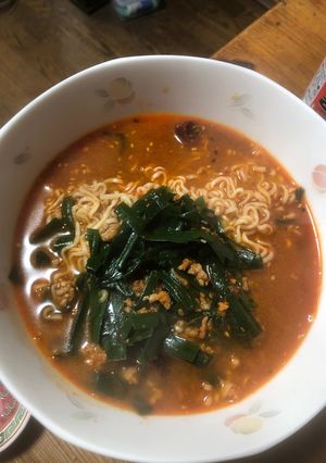 台湾サッポロ一番ごま味ラーメン-レシピのメイン写真