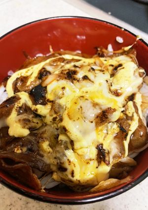 うんまっ 週末の男の料理 炙りチーズ丼-レシピのメイン写真