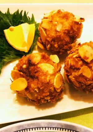 簡単ヘルシー香ばしい！鶏のアーモンド揚げ-レシピのメイン写真