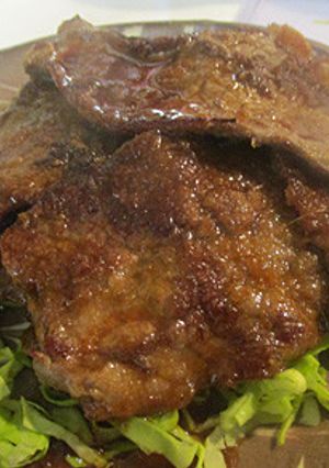 牛切落とし肉で生姜焼き-レシピのメイン写真