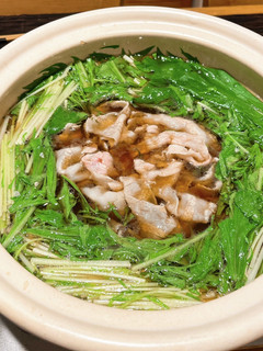 豚バラと水菜の鍋-レシピのメイン写真