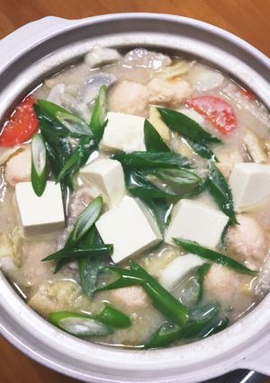 里芋の入った酒粕のお鍋-レシピのメイン写真