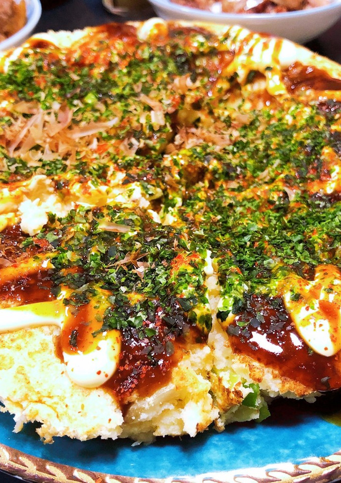 糖質制限☆生おから☆お好み焼き風☆簡単♪-レシピのメイン写真