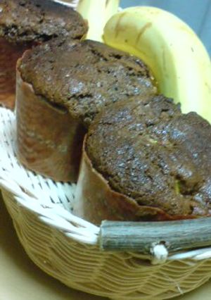 しっとり♪チョコバナナマフィン☆-レシピのメイン写真
